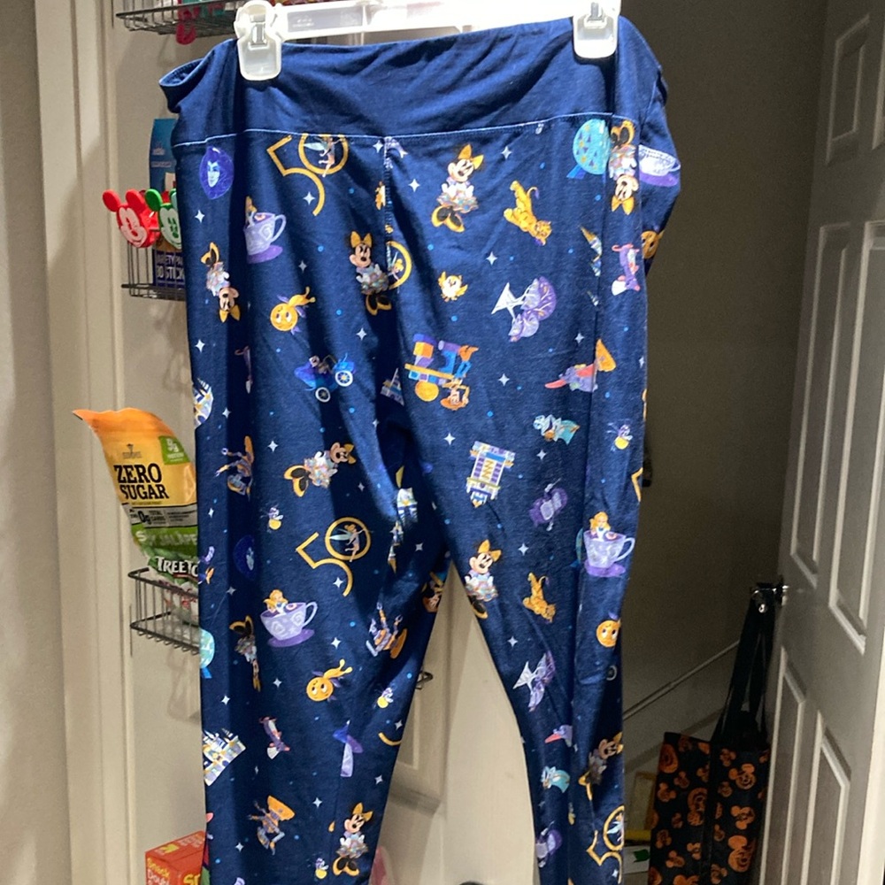Disney Unisex Blue Character Leggings
